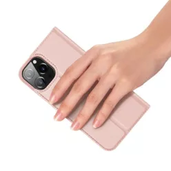 iPhone 14 Pro MAX Dux Ducis Skinpro fliptok rózsaszín
