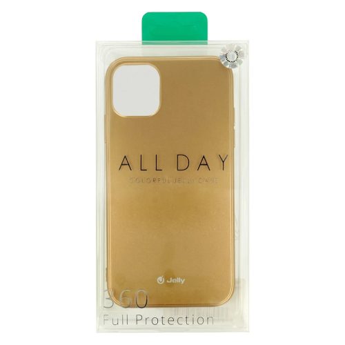 Jelly szilikon tok iPhone 14 Plus arany