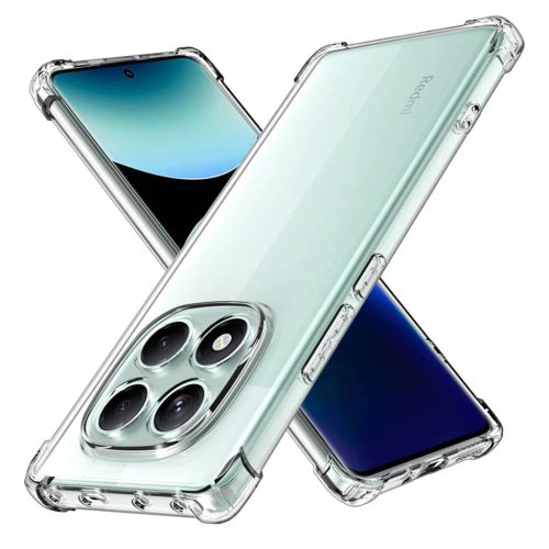 Techsuit - Ütésálló Átlátszó Szilikon - Xiaomi Redmi Note 14 Pro 4G / Poco F7 - Átlátszó tok