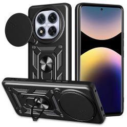   Techsuit - CamShield sorozat - Xiaomi Redmi Note 14 Pro 4G / Poco F7 - Fekete tok