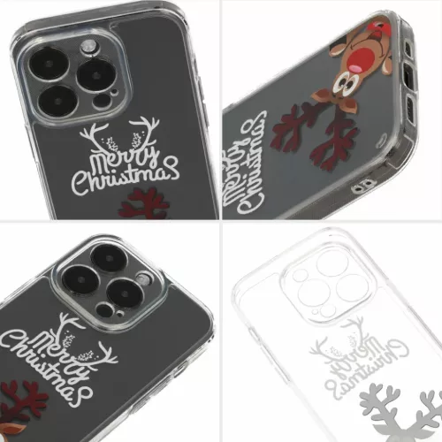 iPhone 13 Pro Max Tel Protect Christmas Karácsonyi mintás tok design 1 átlátszó