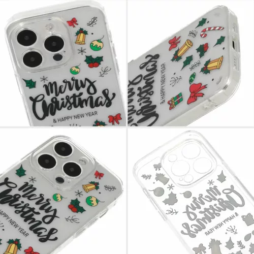 iPhone 13 Pro Max Tel Protect Christmas Karácsonyi mintás tok design 3 átlátszó