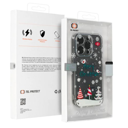 Samsung S23 Ultra Tel Protect Christmas Karácsonyi mintás tok design 4 átlátszó