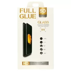   iPhone 15 Pro Max Full Glue 5D Kijelzővédő Üvegfólia Fekete