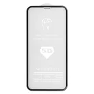 iPhone 15 Pro Max Full Glue 5D Kijelzővédő Üvegfólia Fekete