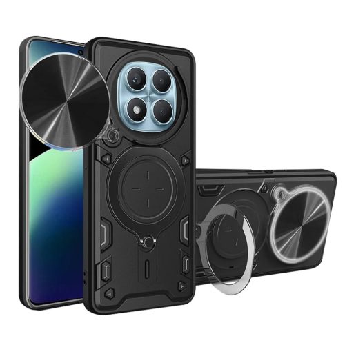 Techsuit - CamGuard Pro - Xiaomi Redmi Note 14 Pro 4G / Poco F7 - Fekete tok