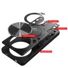 Techsuit - CamGuard Pro - Xiaomi Redmi Note 14 Pro 4G / Poco F7 - Fekete tok