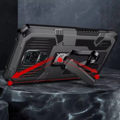 Motorola Moto G9 Play Nexeri Tank Armored tok fekete