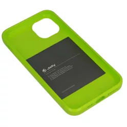 iPhone 13 Pro Max Jelly szilikon tok lime