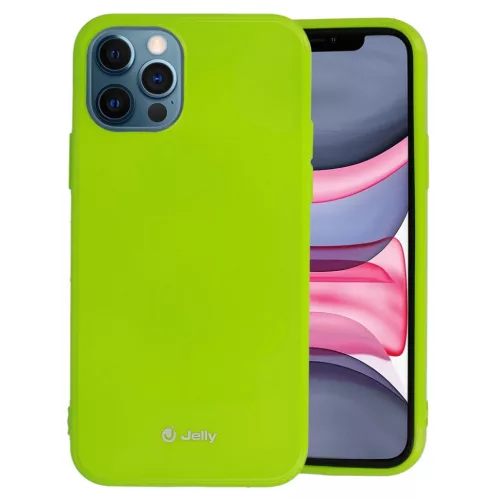 iPhone 13 Pro Max Jelly szilikon tok lime