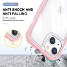 iPhone 14 Plus Acrylic hybrid tok pink / rózsaszín ütésálló anti-shock