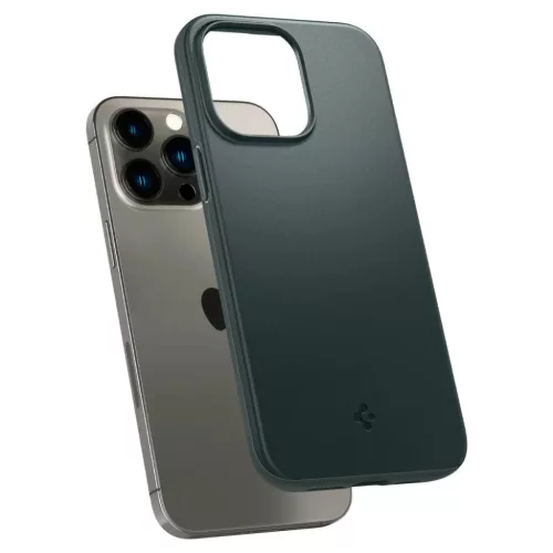 iPhone 14 Pro Max Spigen Thin Fit ultravékony tok Abyss zöld (ACS04771)