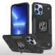iPhone 14 Pro Max Ring Armor Case Kickstand tok kihajtható mágneses támasszal fekete Alphajack