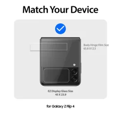   Samsung Galaxy Z Flip 4 Whitestone EZ Glass kijelzővédő üvegfólia 2db