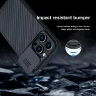 iPhone 14 Pro Max Nillkin CamShield Pro Magsafe kompatibilis tok kék