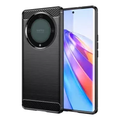 Techsuit - Szénszilikon - Honor Magic5 Lite - Fekete tok