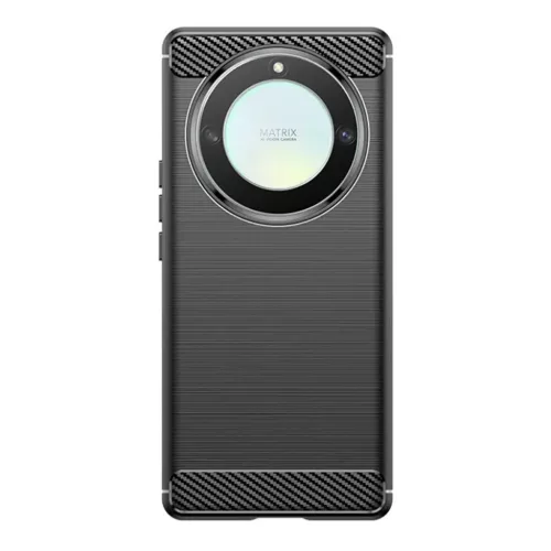 Techsuit - Szénszilikon - Honor Magic5 Lite - Fekete tok