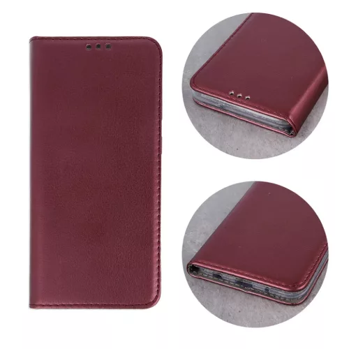 Xiaomi Poco C40 Mágneses fliptok burgundy