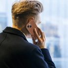 iPhone 14 Plus Dux Ducis Yolo TPU és PU bőr tok barna