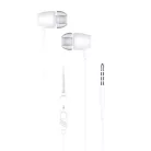 BLUE STAR vezetékes fülhallgatók Jack 3,5 mm mikrofonnal PA-E67 1,2 m fehér
