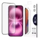 Dux Ducis - Edzett Üveg - iPhone 16 Plus - Fekete üvegfólia