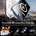 Torras - Diamond MagSafe Sorozat - iPhone 15 - Átlátszó tok