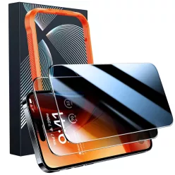   Torras - GlassGo Epic Privacy - iPhone 15 Pro Max - Fekete üvegfólia