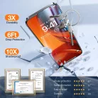 Torras - GlassGo Epic Privacy - iPhone 15 Pro Max - Fekete üvegfólia