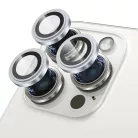 Lito - S+ Kameraüveg Védő - iPhone 15 Pro / iPhone 15 Pro Max - Kék Titán üvegfólia