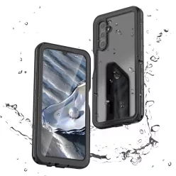 Samsung Galaxy A17 5G Fekete ShellBox Vízálló IP68 tok