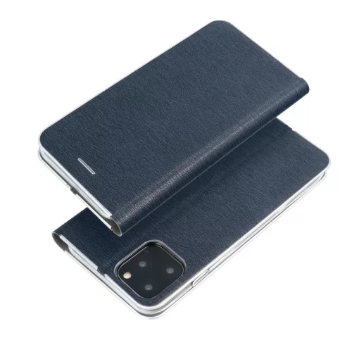 Samsung Galaxy A54 5G Forcell Luna Carbon fliptok kék