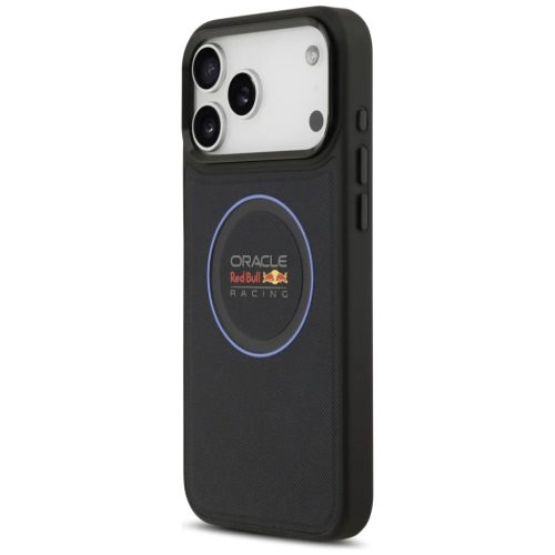 iPhone 17 Pro Max Red Bull Hálós Kék Gyűrű & Fém Gombok MagSafe tok