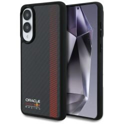   Samsung Galaxy S25 Edge Red Bull Valódi Karbon Szálas Powerbar MagSafe tok fekete