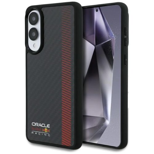 Samsung Galaxy S25 Edge Red Bull Valódi Karbon Szálas Powerbar MagSafe tok fekete