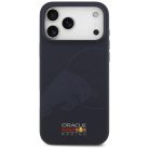 iPhone 17 Pro Max Red Bull Szilikon Egyszerű Bika Logó MagSafe tok Sötétkék