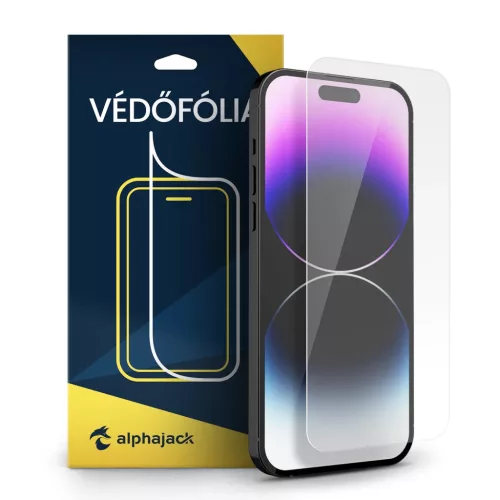 MATT iPhone 15 Pro Max Hydrogel Öngyógyító kijelzővédő előlapi fólia Alphajack