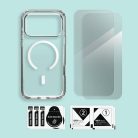 iPhone 17 Pro Max Magsafe tok + üvegfólia 2db 9H 2.5D HD 0.33mm Alphajack