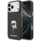 iPhone 17 Pro Max Karl Lagerfeld IML Aquarelle Karl & Logo MagSafe fekete tok