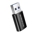 Borofone Adapter BV26B - USB to Type C - fekete