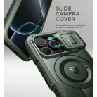 iPhone 16 Pro Dexnor Magsafe 360 tok, kihajtható állvánnyal, zöld ütésálló