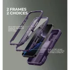 iPhone 16 Pro Dexnor Magsafe 360 tok, kihajtható állvánnyal, lila ütésálló