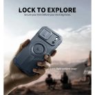 iPhone 17 Pro Max Dexnor MagSafe ütésálló 360 tok kihajtható állvánnyal és kameravédővel kék