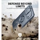 iPhone 17 Pro Max Dexnor MagSafe ütésálló 360 tok kihajtható állvánnyal és kameravédővel kék