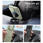 iPhone 17 Pro Max Suritch MagSafe ütésálló tok kihajtható állvánnyal és kameravédővel zöld