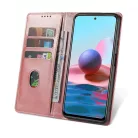Samsung Galaxy A17 mágneses PU bőr fliptok kártyatartóval rózsaszín Alphajack