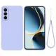 Samsung Galaxy A17 lila,  Liquid szilikon tok Alphajack