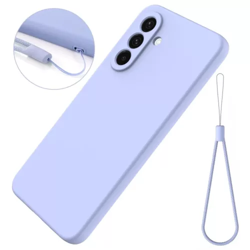 Samsung Galaxy A17 lila,  Liquid szilikon tok Alphajack