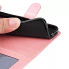 Honor Magic 7 Lite napraforgó mintás dombornyomott fliptok – rózsaszín