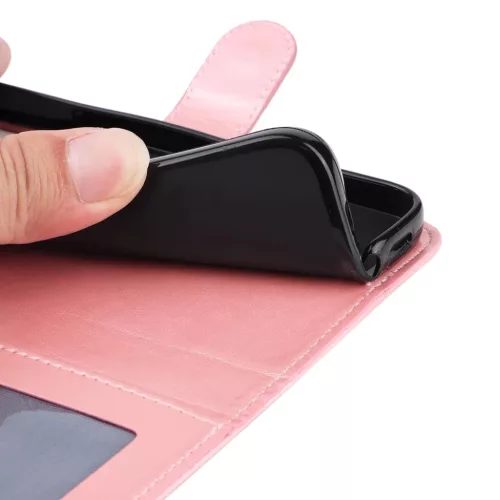 Honor Magic 7 Lite napraforgó mintás dombornyomott fliptok – rózsaszín