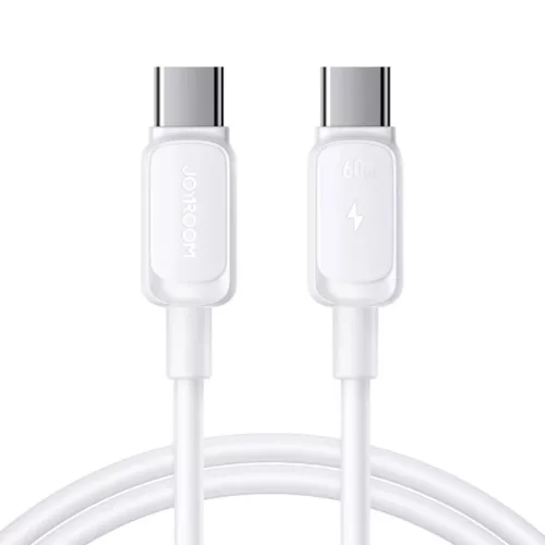 USB-C to USB-C kábel Joyroom S-A14, 60W, 3A, 1.2m, Fehér